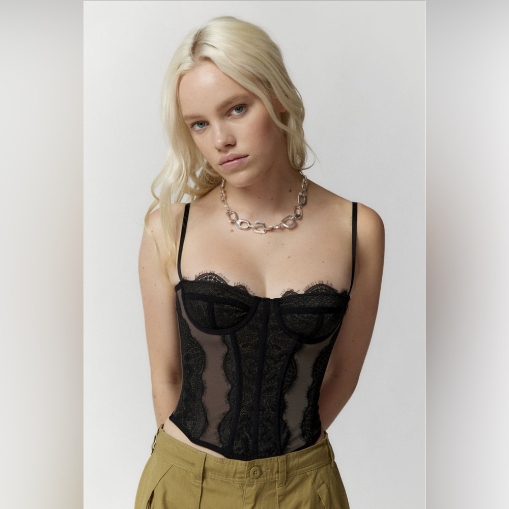Out from under modern love lace corset